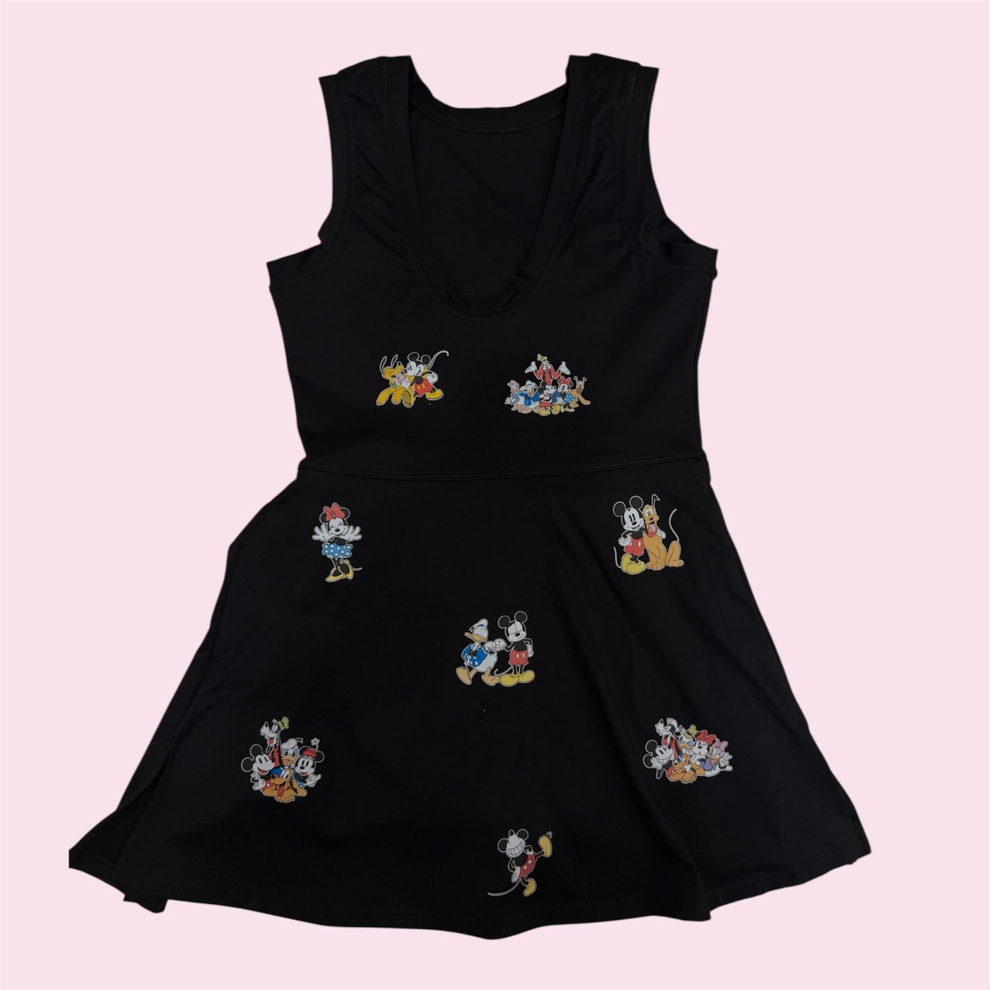 Black Classic Friends Athletic Dress