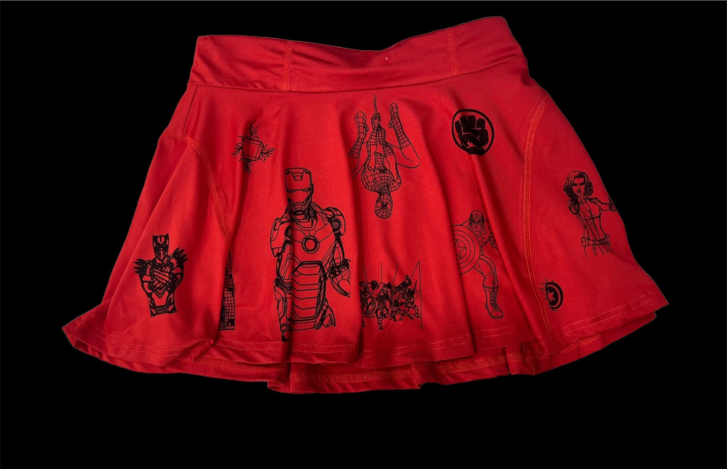 Superheroes Skort