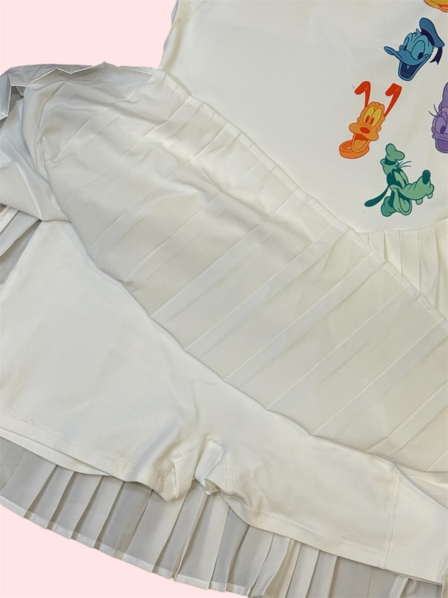 Friends Vibrant Pleated Dress