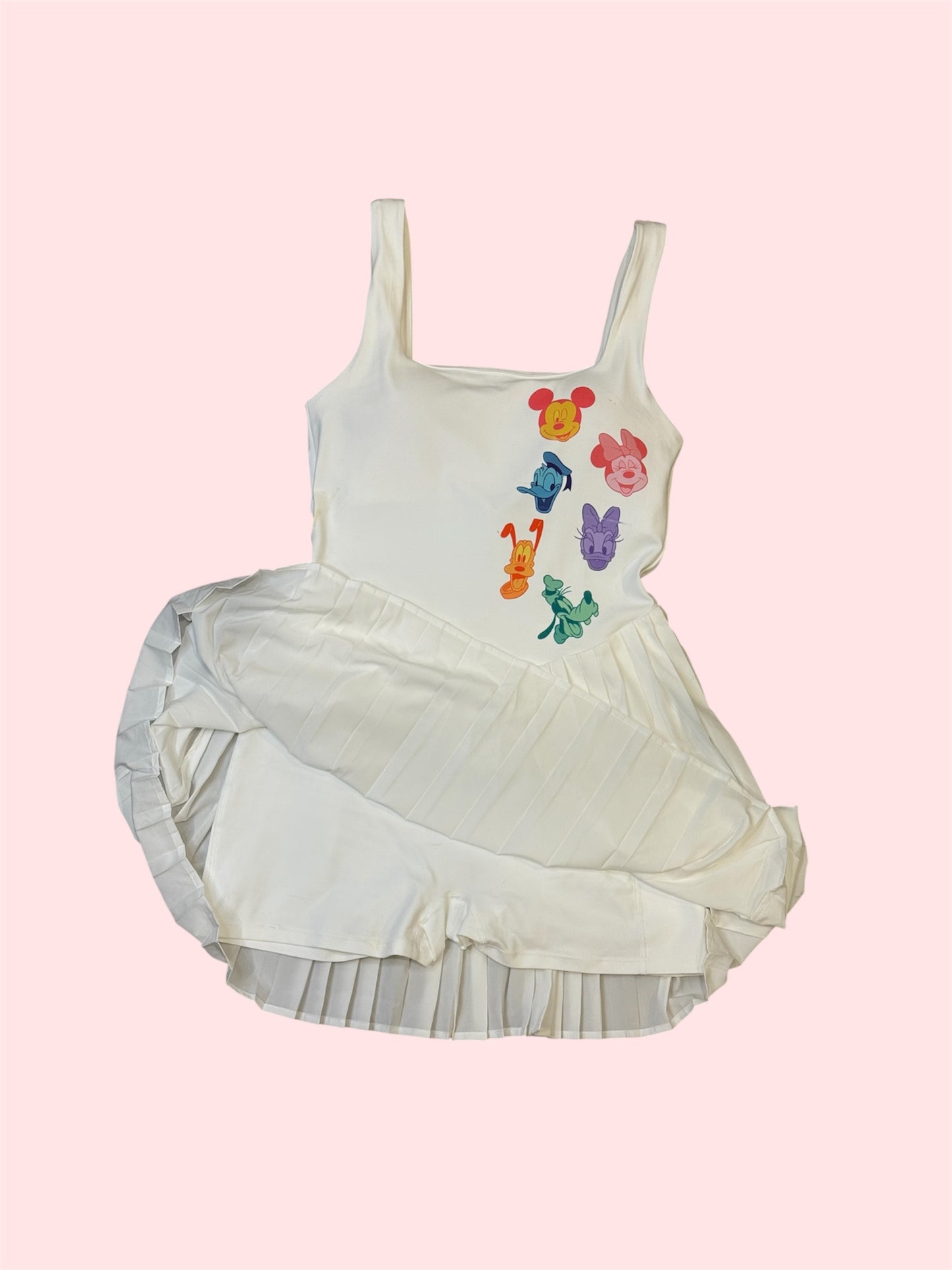 Friends Vibrant Pleated Dress