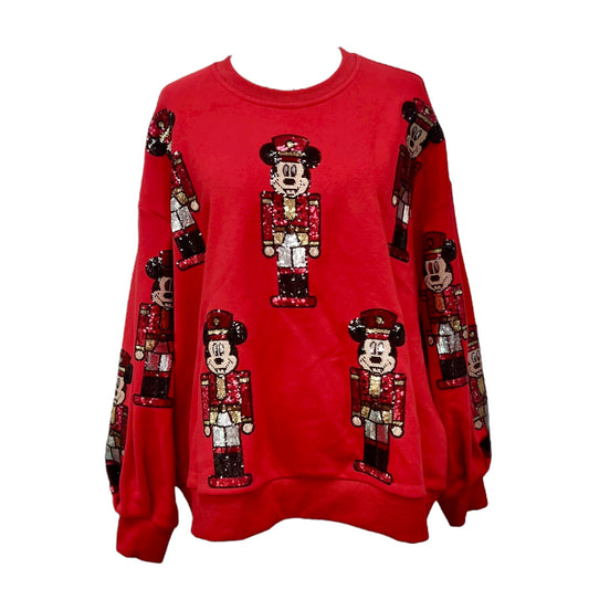 Ready to ship! Nutcracker Mickey Sequin Sweatshirt