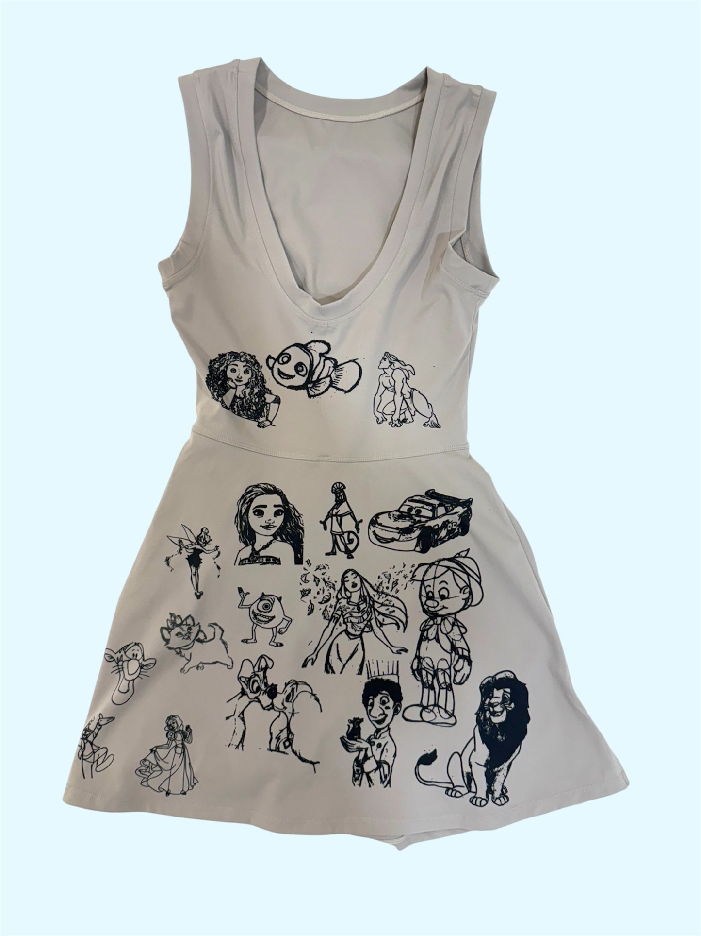 Sketch Athletic Dress