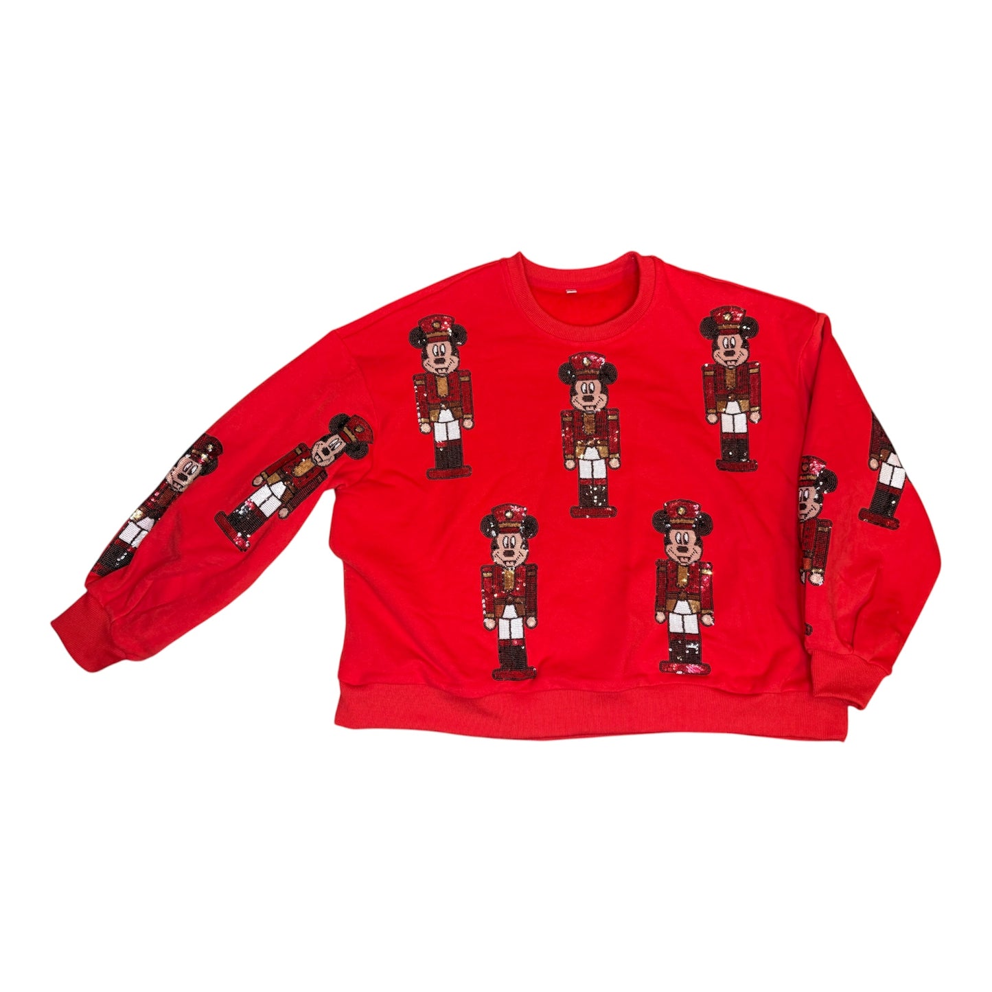 Ready to ship! Nutcracker Mickey Sequin Sweatshirt