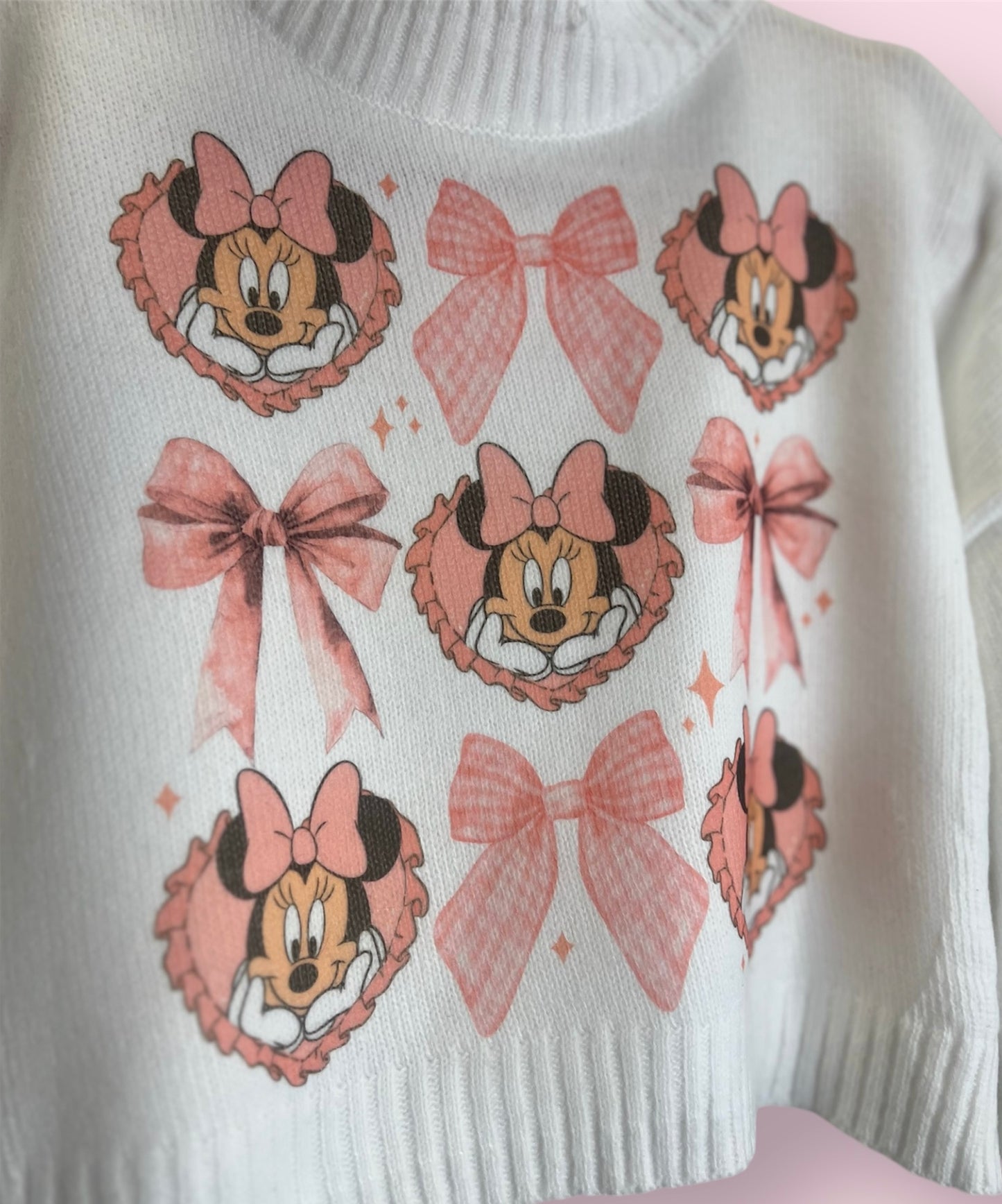 Minnie and Bows Sweater