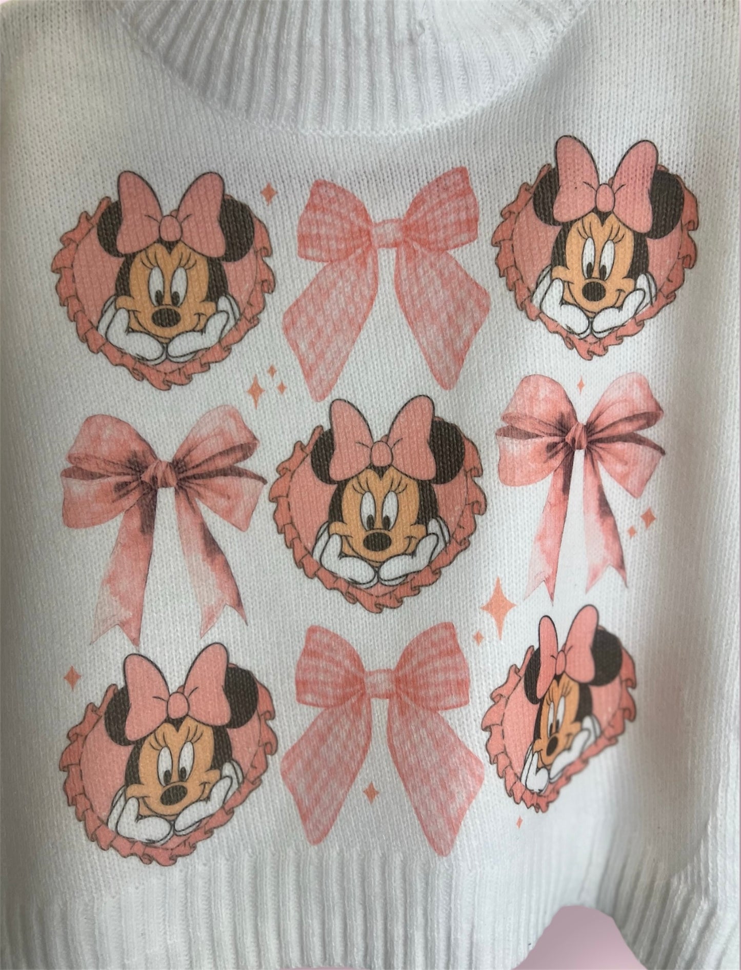 Minnie and Bows Sweater