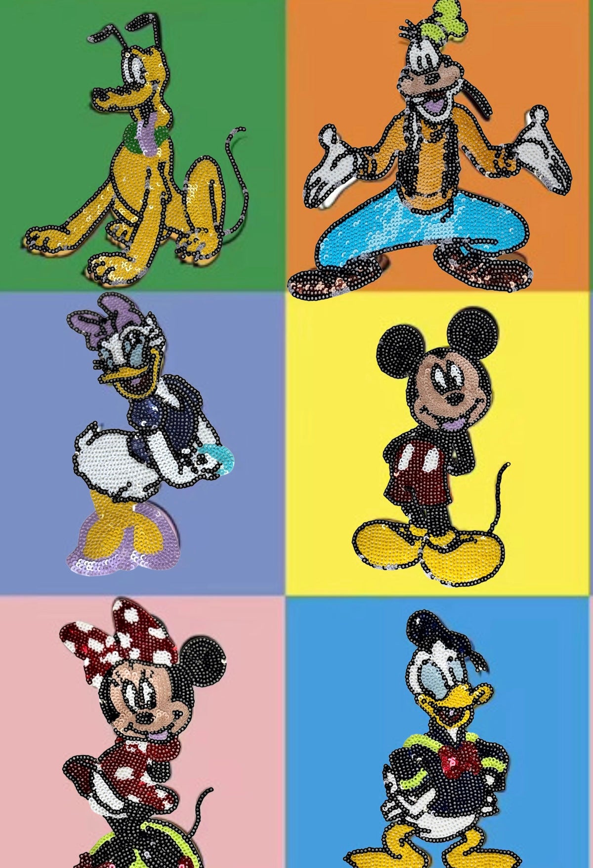 Color Block Disney Sequin Icons Tee -PREORDER!