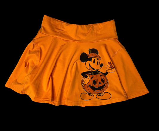 Mickey Pumpkin Skort