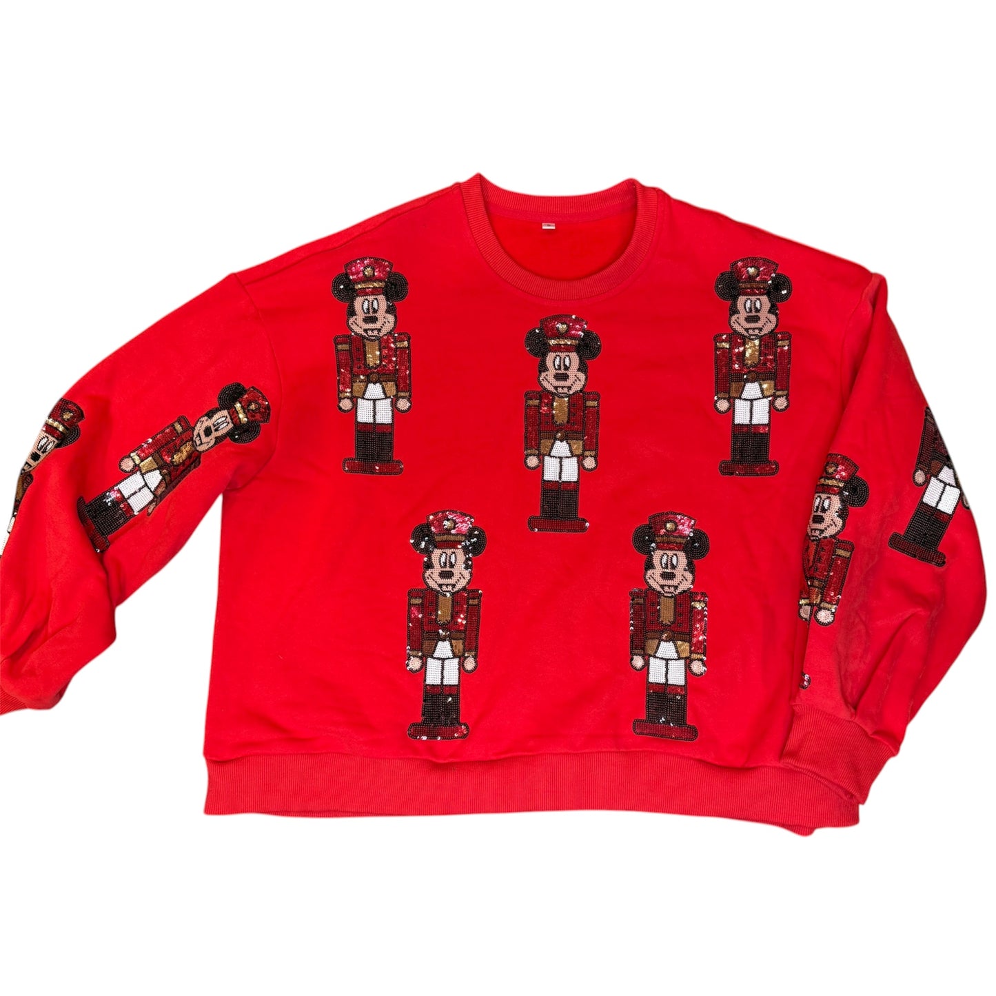 Ready to ship! Nutcracker Mickey Sequin Sweatshirt